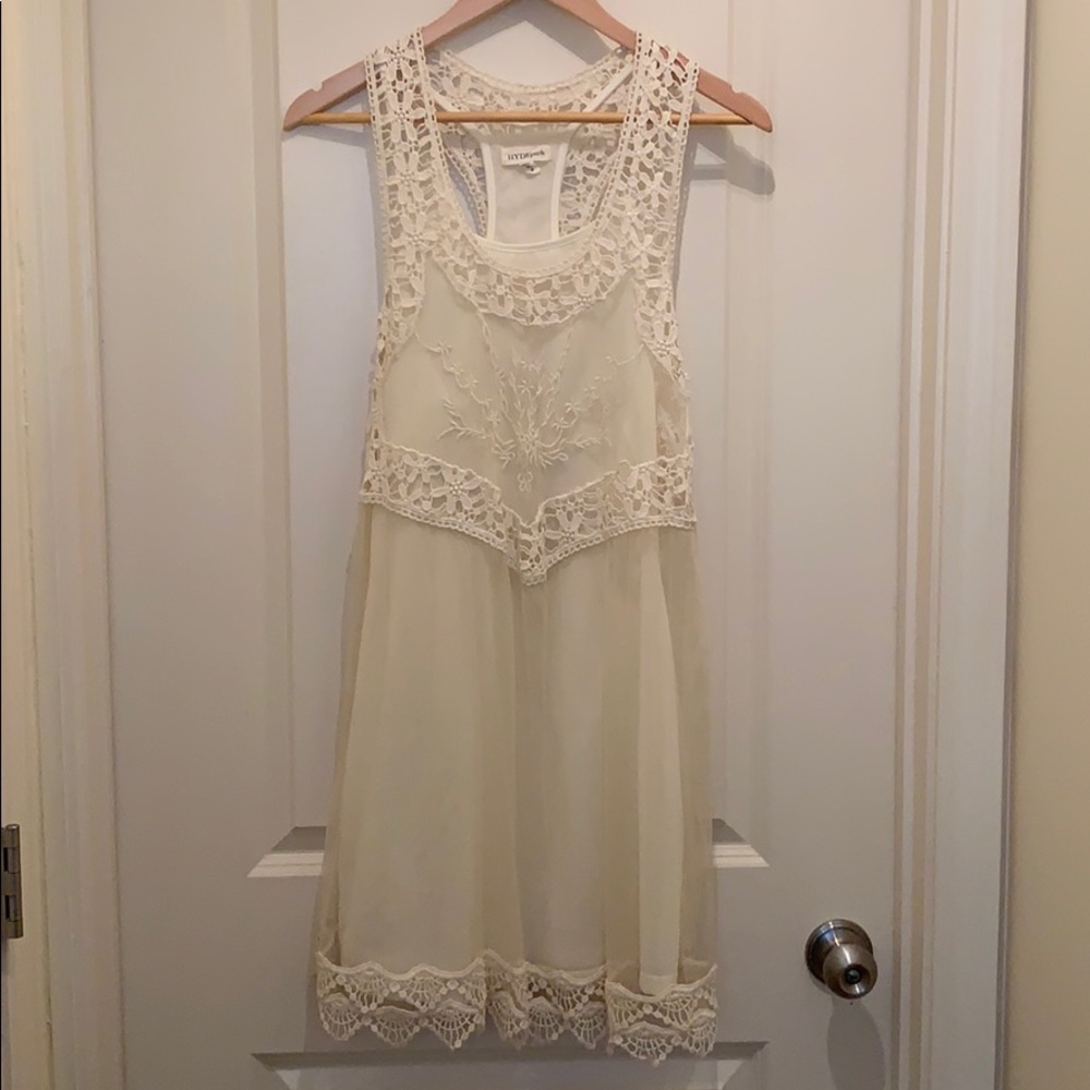Gorgeous embroidered white BoHo dress or long top!
